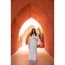 Kolu Yırtmaçlı Crop Gömlek Etek Takım