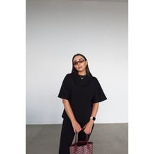 Özge Özgenç Tok Doku Oversize Tshirt