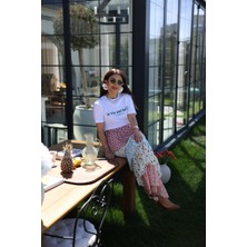 Kat Kat Desenli Etek