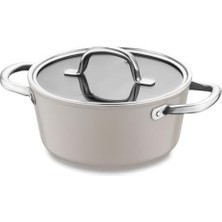 Crystal Bej Derin Tencere 20 cm