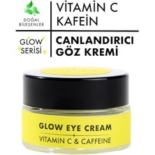 Polente Natural - Glow Eye Cream - Vitamin C & Kafein Içeren Canlandırıcı Göz Kremi (20 Ml)