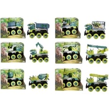 Crazoo Dino Inşaat Aracı Dinozor 6 Adet