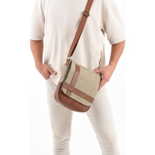 Mega Çanta Kanvas Kumaş Postacı Çanta Çarpraz Çanta