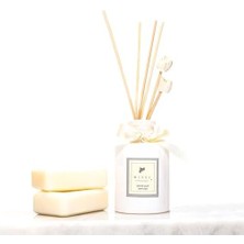 110 ml Ekru Şişe Beyaz Sabun Banyo Kokusu