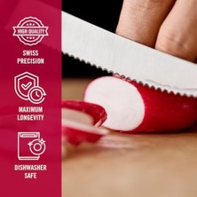 6.7833.6 Swissclassic Blisterli Siyah 6lı Domates Bıçağı