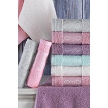 Tekstil | 12'li 30X50 cm El ve Yüz Havlu Seti | Mutfak Havlusu Renkli