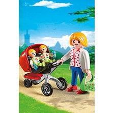 Playmobil 5573 City Life Ikiz Bebek Arabalı Anne