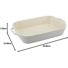 Seramik Dikdörtgen Fırın Kabı