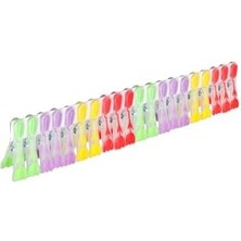 Lale Desenli Silikon Mandal, Şeffaf, 30 Adet