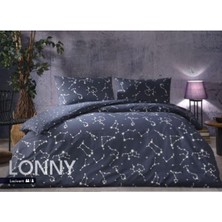 Düz Pamuk Nevresim Takımı, Lacivert, Çift Kişilik