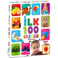 Bebeğim Için Ilk 100 Sözcük Kelime Zeka Kartları Eğitici Yeni Doğan Kartları