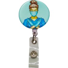 Sağlık Kahramanı Damla Yoyo Yaka Kartlığı