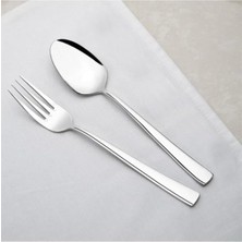 Deniz Sade Yemek Kaşık 12 Li 50 Yıl Garantili