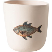 .concept El Yapımı Balıklı Kupa 180 Mililitre