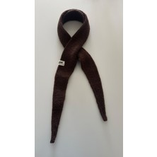 Pofuduk Sophie Örgü Fular Şal PFDKF13 Acı Kahve