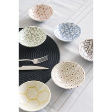 Tamina 6'lı Karma Çerezlik Sosluk Kase Takımı 12CM