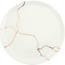 Spirits Altın Yaldız Düz Tabak 20CM