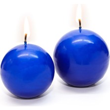 2'li Saks Mavisi Top Mum Seti (7-8 Cm)