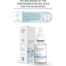 The Purest Solutions, Yoğun Nemlendirme ve Dolgunlaştırıcı Etkili, Yenileyici Cilt Bakım Serumu 30 ml (Hyaluronic Acid%2 + B5)