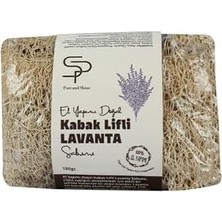 El Yapımı Doğal Kabak Lifli Lavanta Sabunu