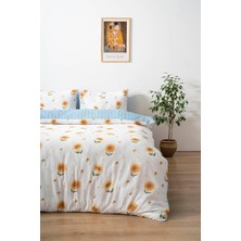 Ayçiçeği Çift Kişilik Pamuklu Nevresim Takımı