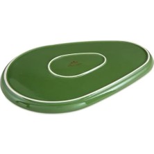 Golfline Club Yeşil Büyük Boy Servis Tabağı 33.5 cm
