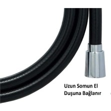 Pvc Duş Hortumu, Siyah