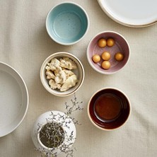 Kase, Kase, Müsli Kasesi, Seramik Çerez Kasesi, 12 cm Çapında, Krem/krem