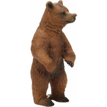 Crazoo Figür Vahşi Ayakta Boz Ayı 10,5 cm