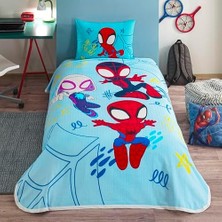 Spidey Amazing Standart Pamuk Nevresim Takımı, Mavi, Tek Kişilik