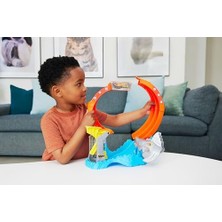 Oyuncak Trucks Köpekbalığı Oyun Seti, 1:64 Ölçekli -Wrex Araç, Çemberin Içinden Geçerek Düşmanı Yenme, JFR08