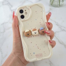 Fibaks Apple iPhone 11 Kılıf Desenli Tasarımlı Figürlü Kamera Korumalı Silikon Renkli Kapak