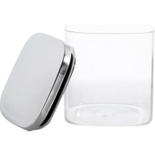 450ML Sızdırmaz Vakumlu Metal Kapaklı Borosilikat Cam Kavanoz – Hava Geçirmez & Dayanıklı Gıda Saklama Kabı (10CM x 10CM)