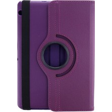 Never  Huawei Mediapad T3 10 / 9.6 Kılıf 360 Tablet Deri Kılıf - Mürdüm 115474