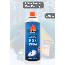 Meleni Home 1 Adet Bütan Propan Gaz Kartuşu - Valfli Kartuş Kamp Ocağı Gazı 227 gr