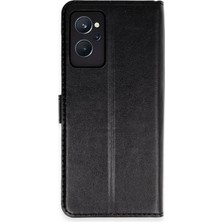 Never  Realme 9i 4g Trend S Plus Kapaklı Kılıf - Siyah 115474