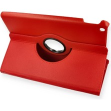 Never  iPad 10.2 (7.nesil) Kılıf 360 Tablet Deri Kılıf - Kırmızı 115474