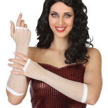 SHC4200 Uzun File Örgü Eldiven Beyaz Renk