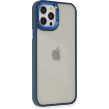 Never  Iphone 12 Pro Max Kılıf Dora Kapak - Mavi 115474