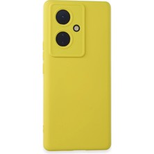Never  Vivo V29 Lite Kılıf Nano Içi Kadife Silikon - Sarı 115474