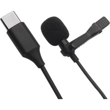 Never  Type-C 2 Metre Double Mikrofon - Siyah 115474