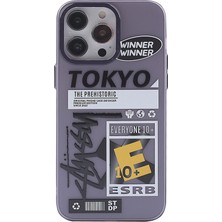 Never  Iphone 13 Pro Max Kılıf  Desenli Kapak -  Mor - 2 115474