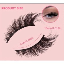 Steelva 10 Çift Süper Uzun Kedi Gözü Kirpik (Günlük Kullanıma ve Özel Günlere Uygun)