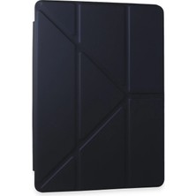 Never  Samsung Galaxy Tab A9 Kılıf Kalemlikli Mars Tablet Kılıfı - Lacivert 115474