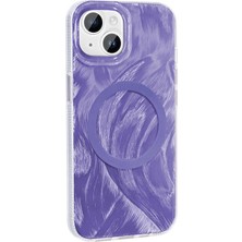 Gaappy Palette Serisi Apple iPhone 14 Mor Kılıf