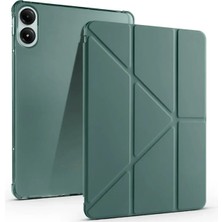 Never  Xiamoı Redmi Pad Se 4g Kılıf Kalemlikli Mars Tablet Kılıfı - Koyu Yeşil 115474