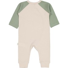 Civil Baby Dinozor Baskılı 6-18 Ay Tulum - Bej 6-9 Ay