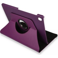 Never  Lenovo M10 Fhd Plus X606F Kılıf 360 Tablet Deri Kılıf - Mürdüm 115474