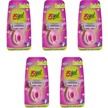 Personna Halo Kadın Mini Seyahat Boy Tıraş Bıçağı- 5 Adet
