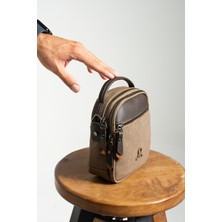 Mega Çanta Mega Polo Club Of Colors Erkek Kanvas Elden Tutmalı Çapraz Çanta